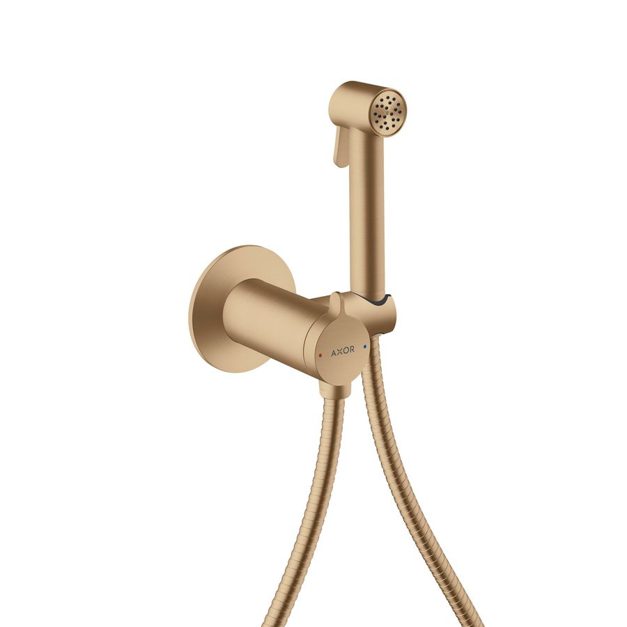 Handdouche AXOR Bidette Showers 1 straalsoort douchesl. 125cm Brushed Bronze