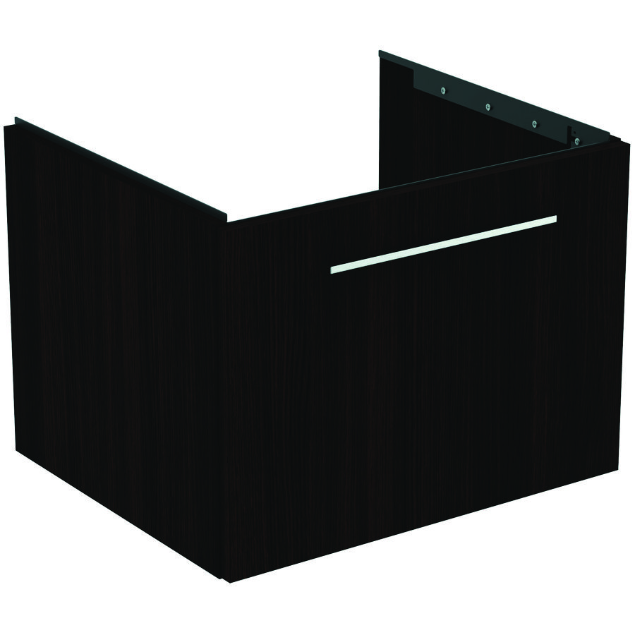 Wastafelmeubel I.LIFE-B 60cm 1x la coffee donker eiken