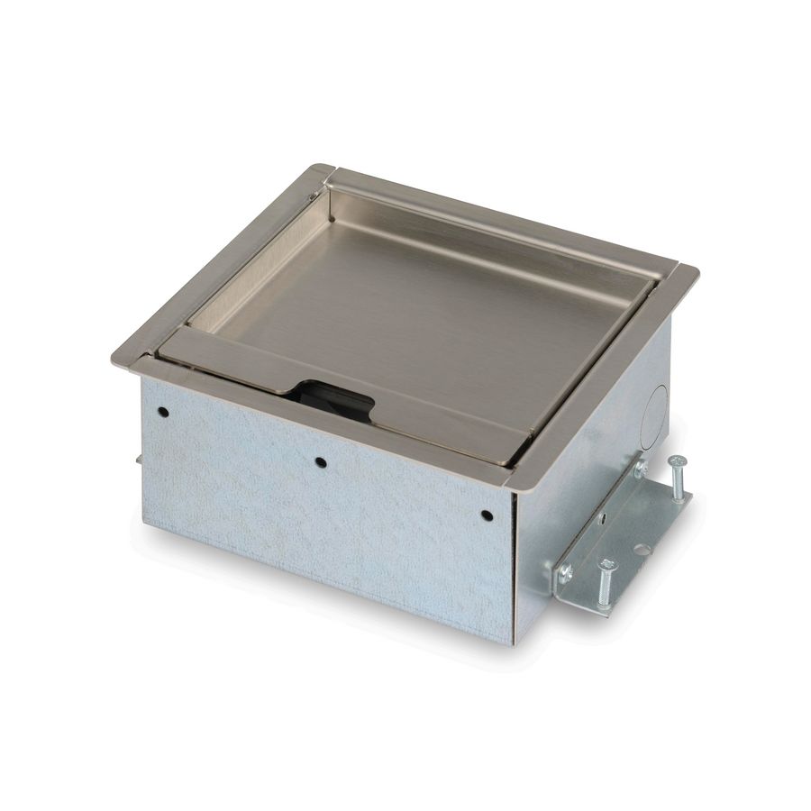SERVICEBOX 3.0 2x 230V RA RVS deksel 15mm inleg oplegrand
