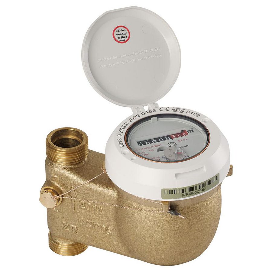 Watermeter MTWD-M-ST-CC Q3 4 m3/h DN20 1" bui.dr. L