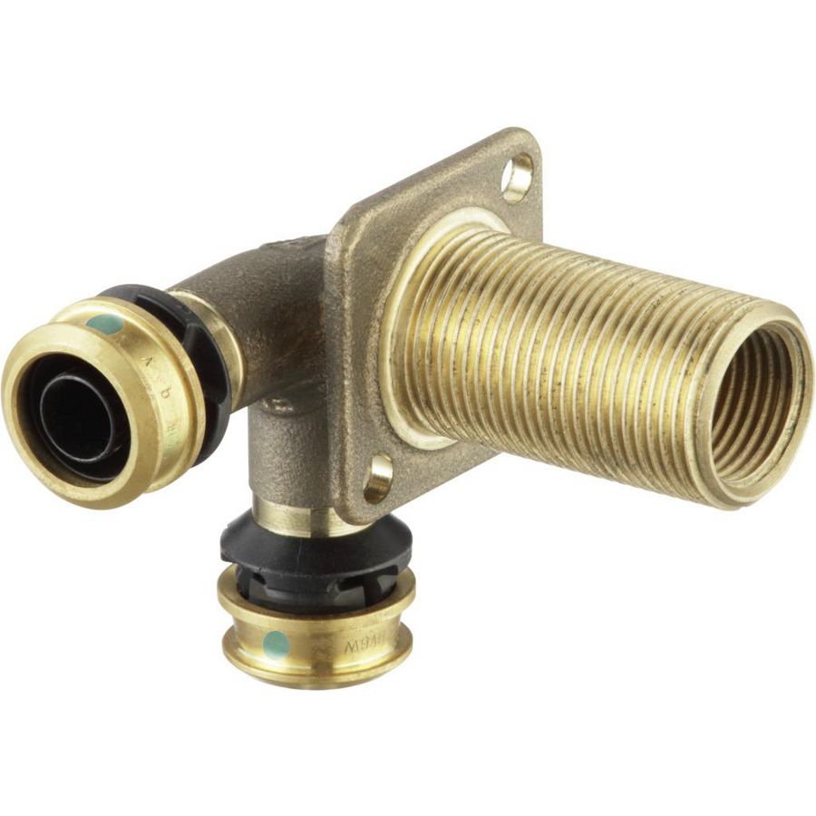 Wanddoorvoer doorstromend RAXOFIX 16x 1/2"bt.dr. l=47mm silicium brons 5332.4