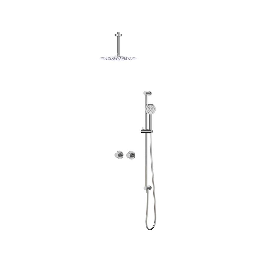 Afbouwdeel regendouche IVY combiset Nexus 3 inbouwthermostaat chroom CSN3EXCRCCBB excl. inbouwbox