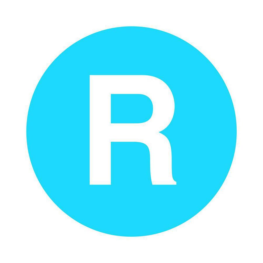 Indicatieplaatje hoog blauw R