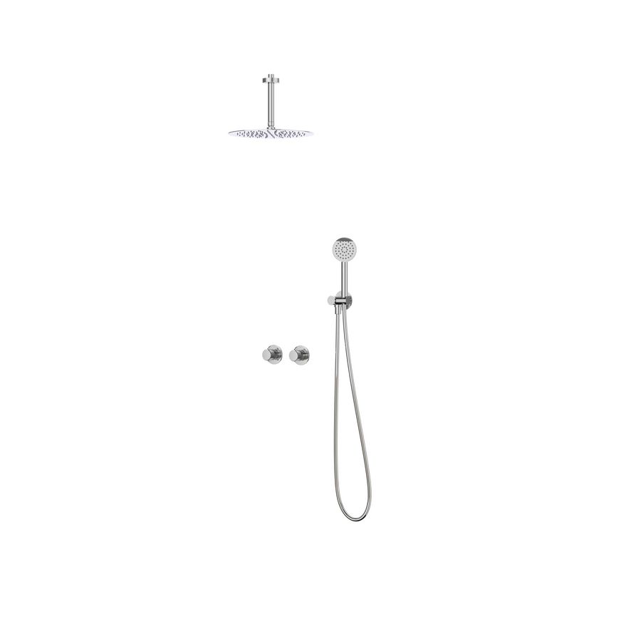 Afbouwdeel regendouche IVY combiset Nexus 3 inbouwthermostaat chroom CSN3EXCRCCBC excl. inbouwbox