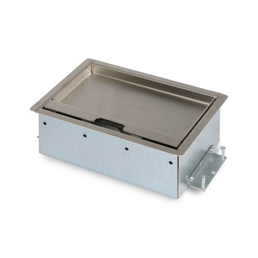 SERVICEBOX 3.0 2x 230V RA 1x leeg RVS deksel 15mm inleg met