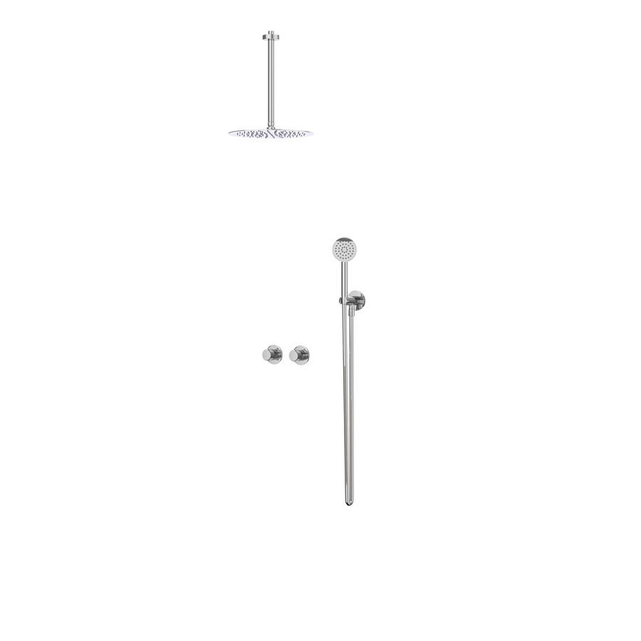 Afbouwdeel regendouche IVY combiset Nexus 3 inbouwthermostaat chroom CSN3EXCRCCCA excl. inbouwbox