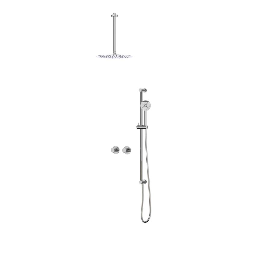 Afbouwdeel regendouche IVY combiset Nexus 3 inbouwthermostaat chroom CSN3EXCRCCCB excl. inbouwbox