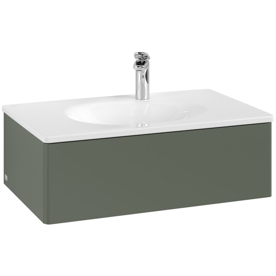 Wastafelonderkast Antao 788x256x496mm L.Green Matt Lacquer L01000HL