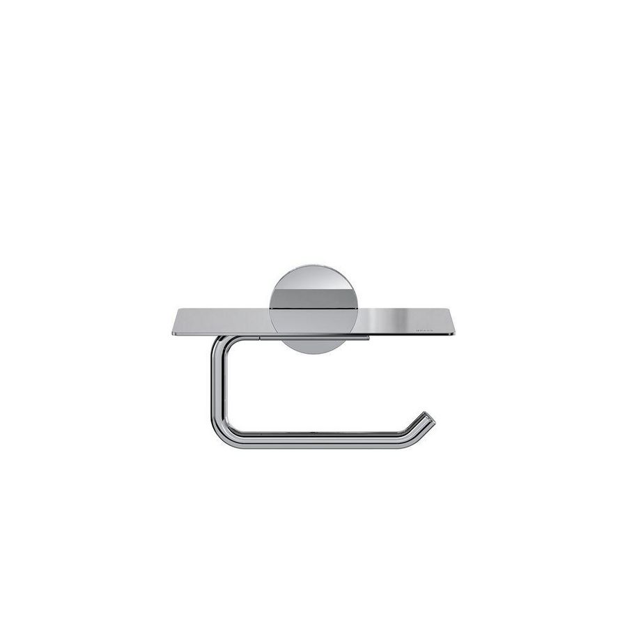 Closetrolhouder met planchet Chroom SUITE