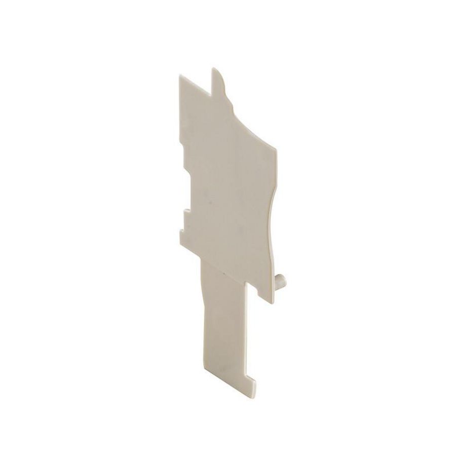 Afsluit- eindplaatterminals d.beige h:14.6mm Wi VVE=20