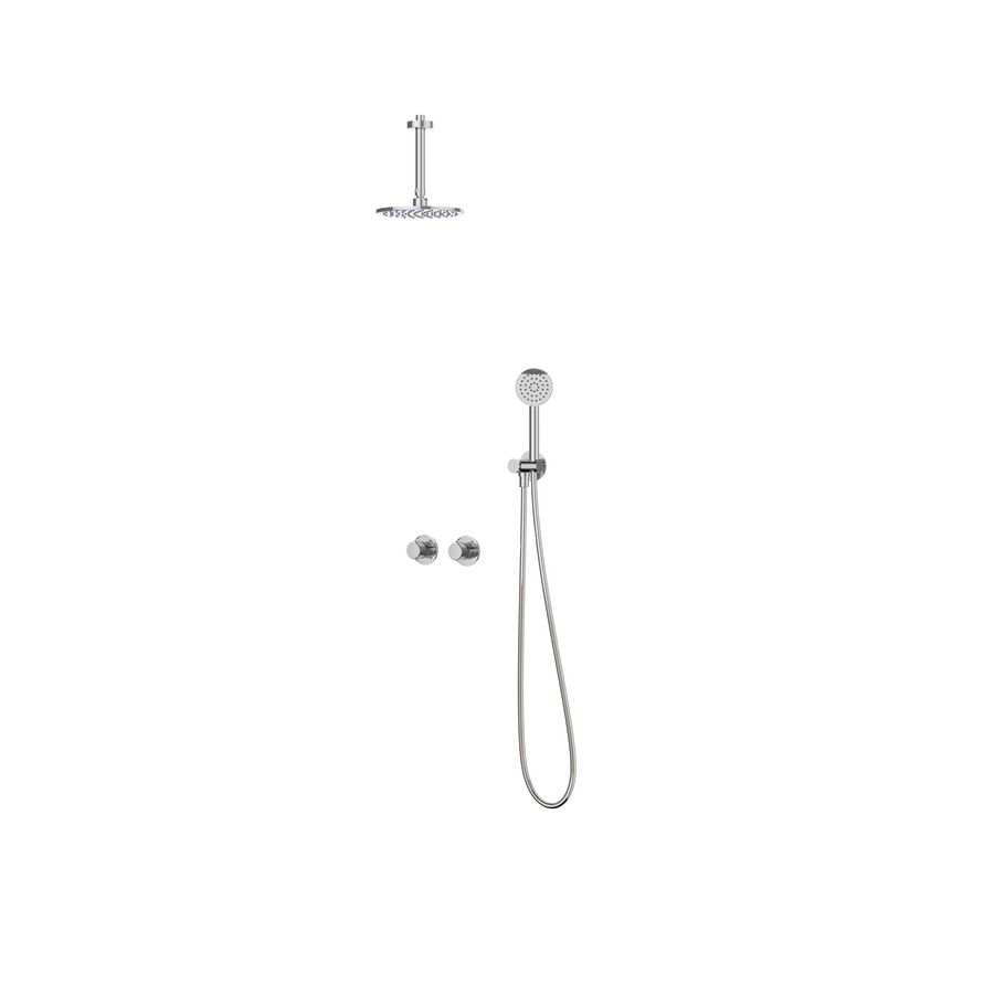 Afbouwdeel regendouche IVY combiset Nexus 3 inbouwthermostaat chroom CSN3EXCRCDBC excl. inbouwbox