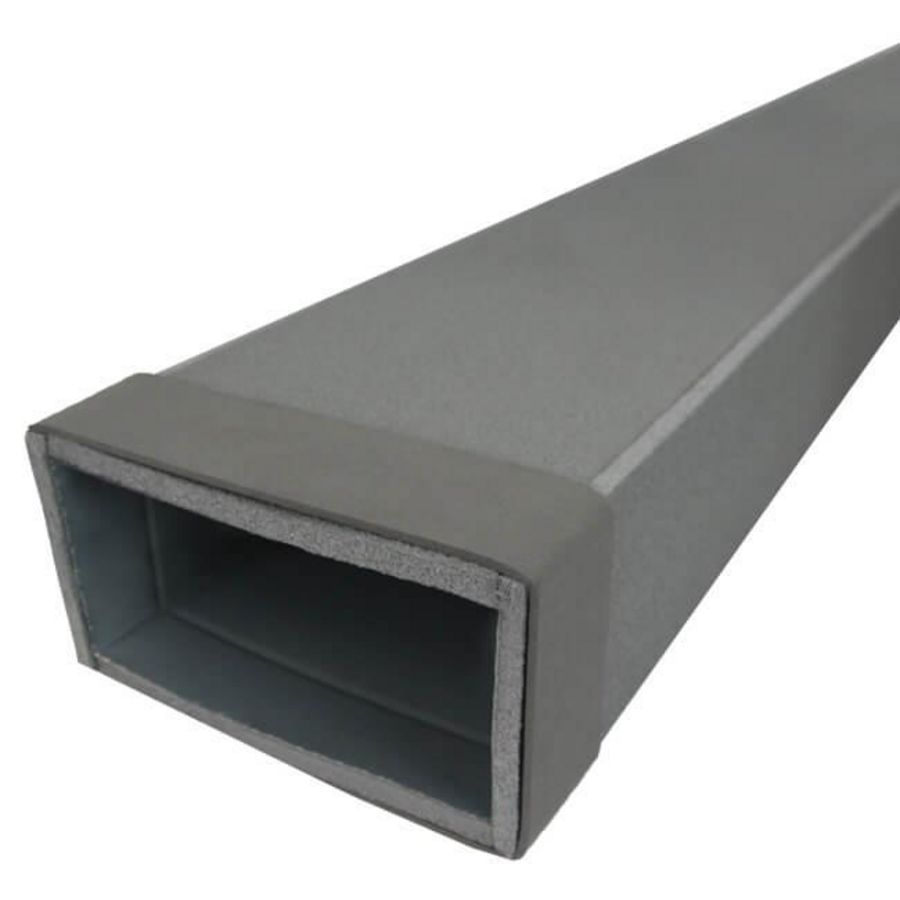 Instortkanaal 220x80mm Thermoduct 9mm geisoleerd L=3000mm