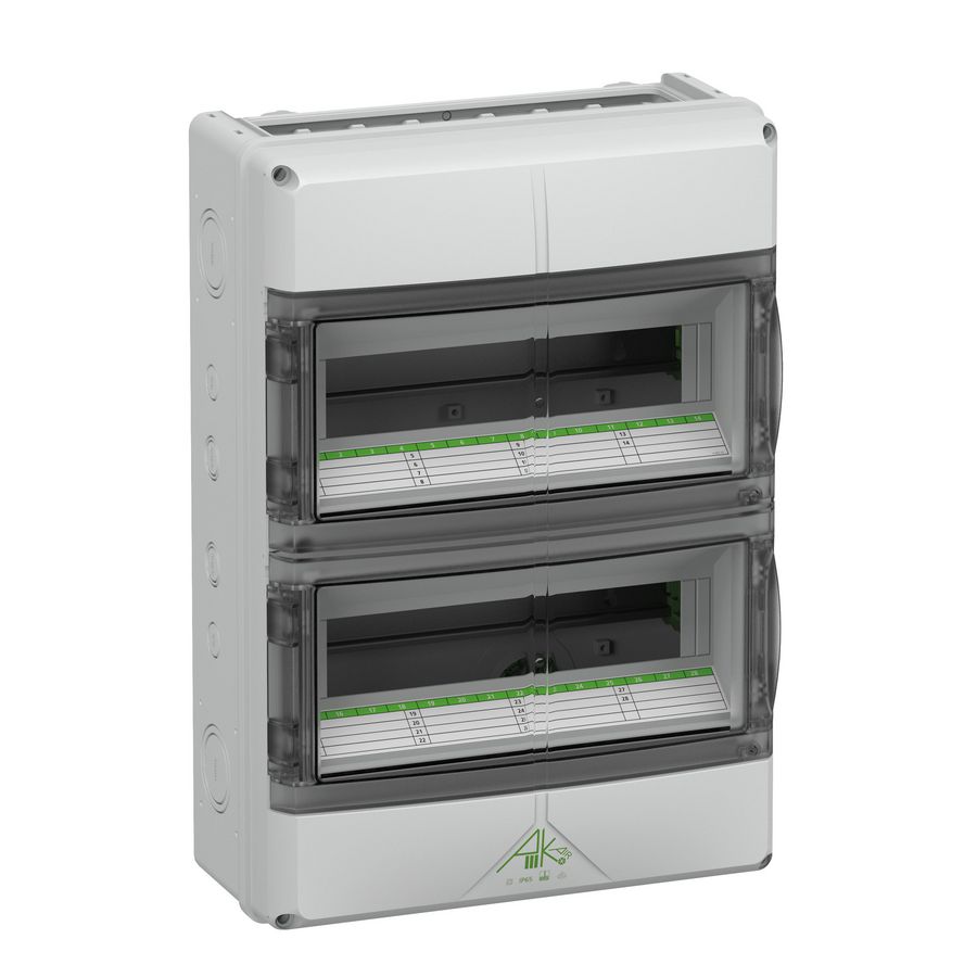 Groepenkast leeg  modulaire verdeler AK-F 28 UL