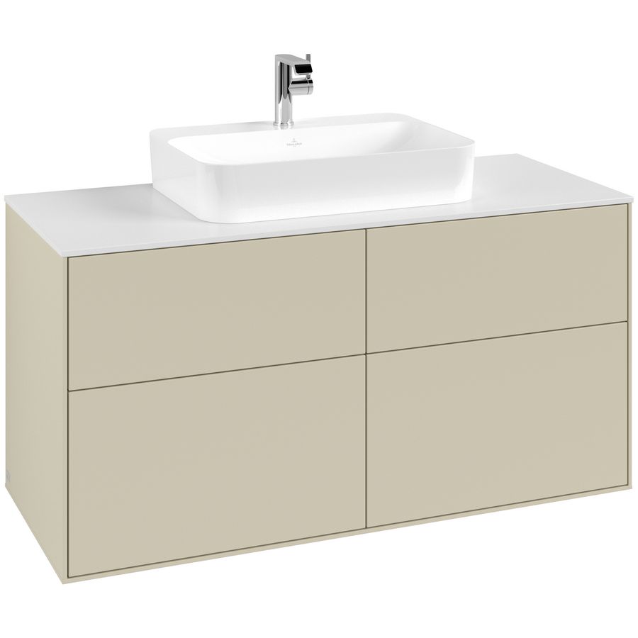 Wastafelonderkast Finion 1200x603x501mm S.Grey Matt Lacquer G38100HJ