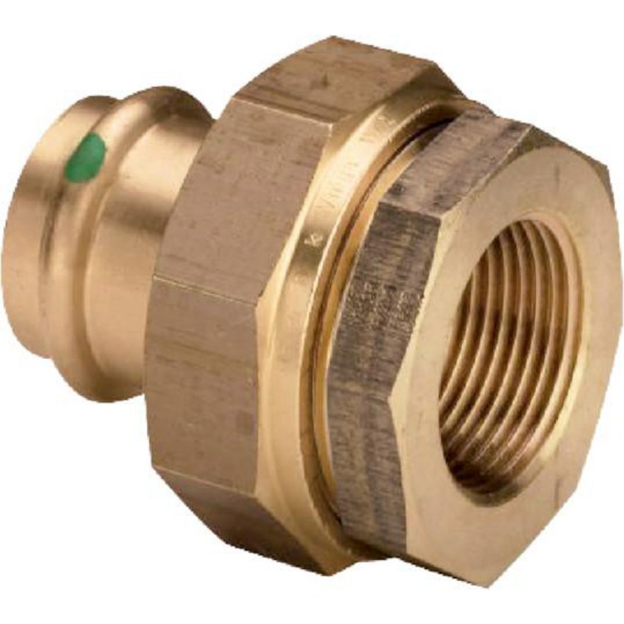 Isolatiekoppeling Sanpress 42x1 1/2"siliciumbrons/blank