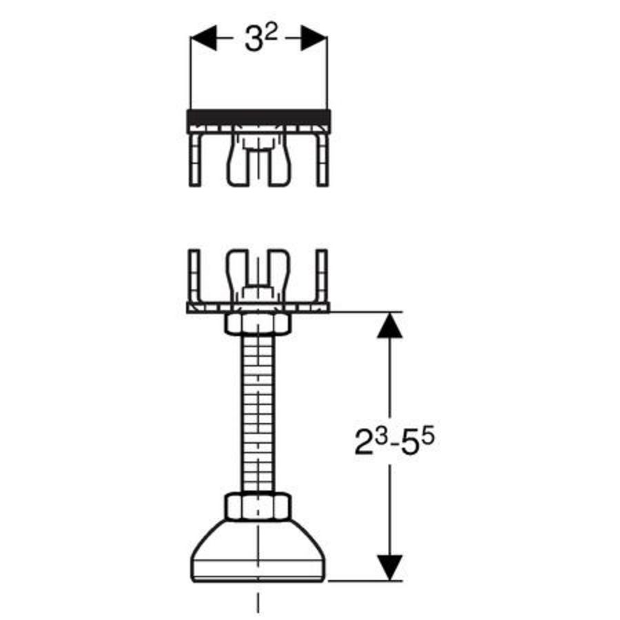 GIS stelpoot tbv badombouw H28-55mm