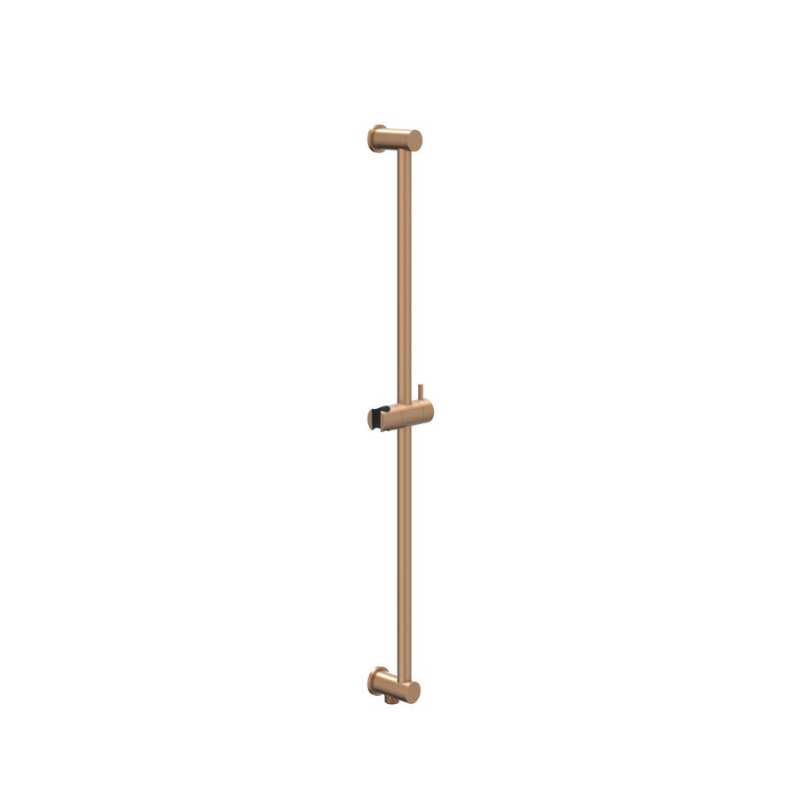 Glijstang 80cm geïntegreerde wateruitlaat geborsteld mat koper