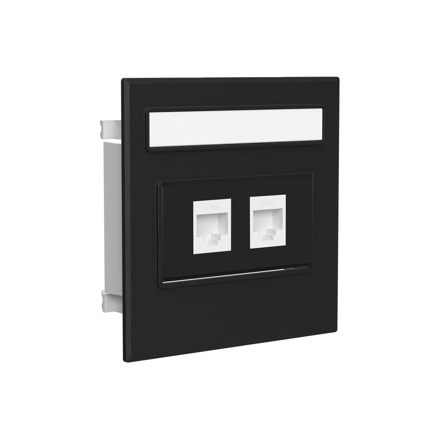 STAGO DATA DUBBEL VLAK INCL KEYSTONES RAL9017 VVE=10