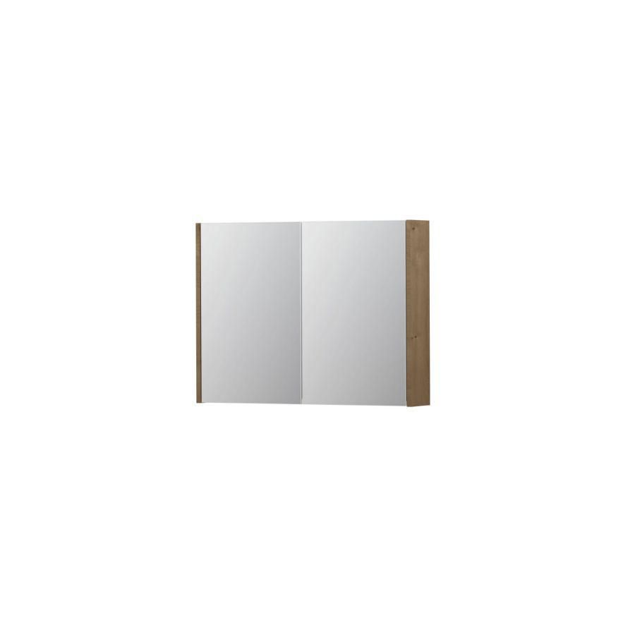 INK SPK1 Spiegelkast 2 dr Ash grey fineer 80x60