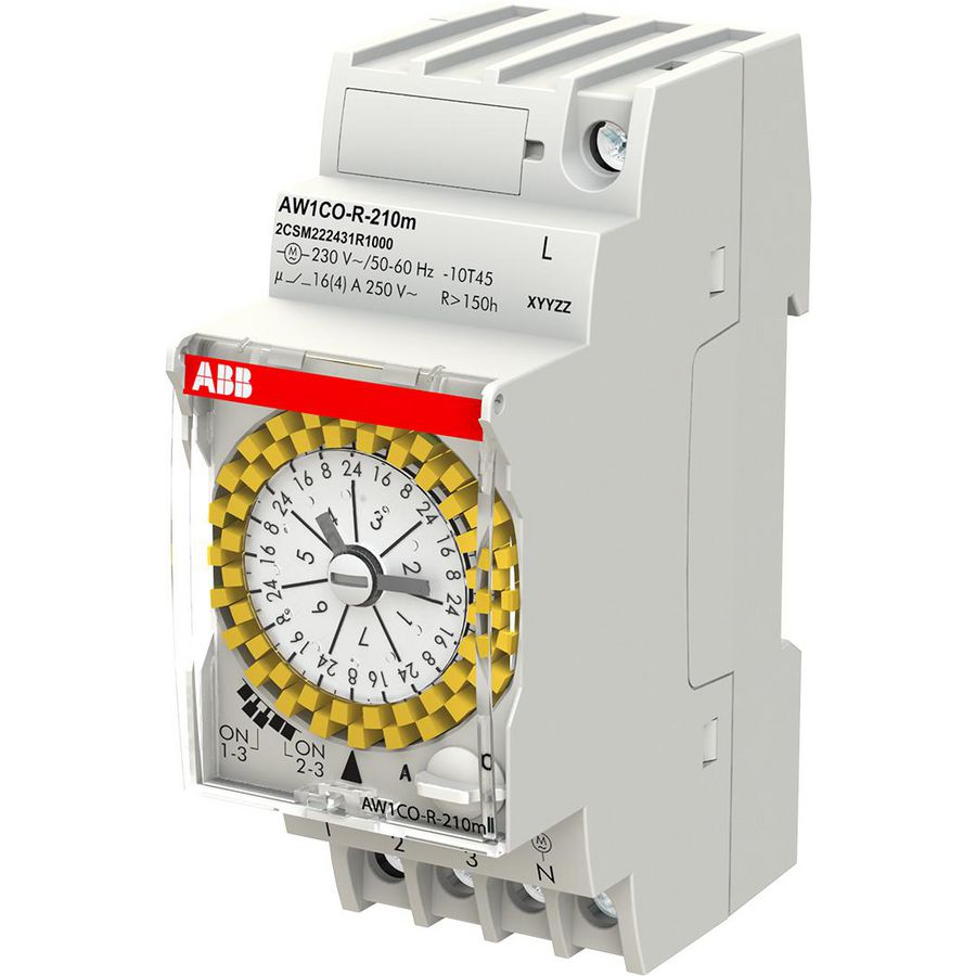 Analoge Timer wekelijks 1 kanaal 1 w 2CSM222431R1000