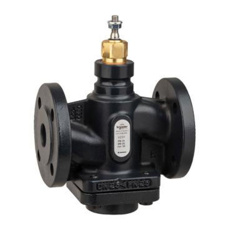 V2312510 2w afsluiter dn25 kvs 10