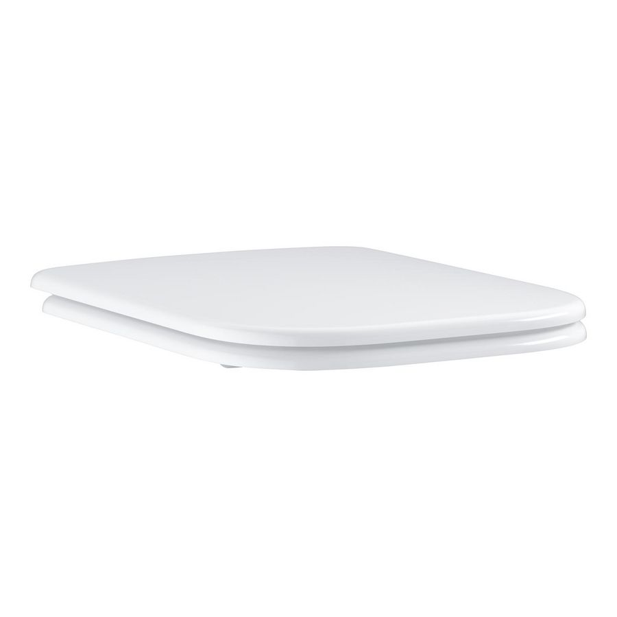 Bauedge ceramic closetzitting wit softclose quick release rvs scharnier (prof)