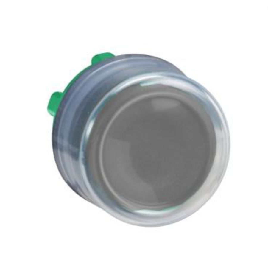 Kop drukknop Uitstkeend Terugvering 22mm Zwart Harmony XB5