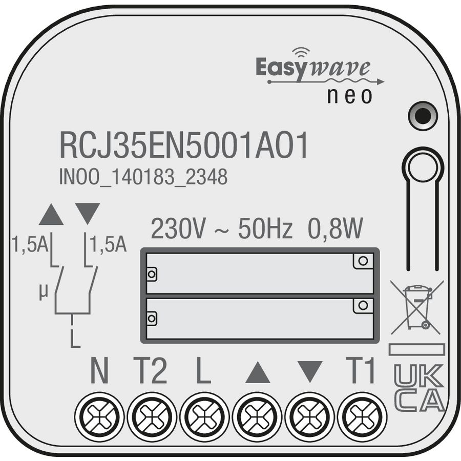 RF-ontvanger laagspanningstoestellen potentiaalvrij (ZLVS)