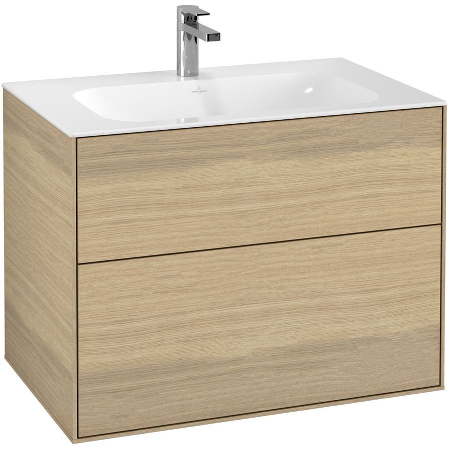 Wastafelonderkast Finion 796x591x498mm Oak Veneer G01000PC