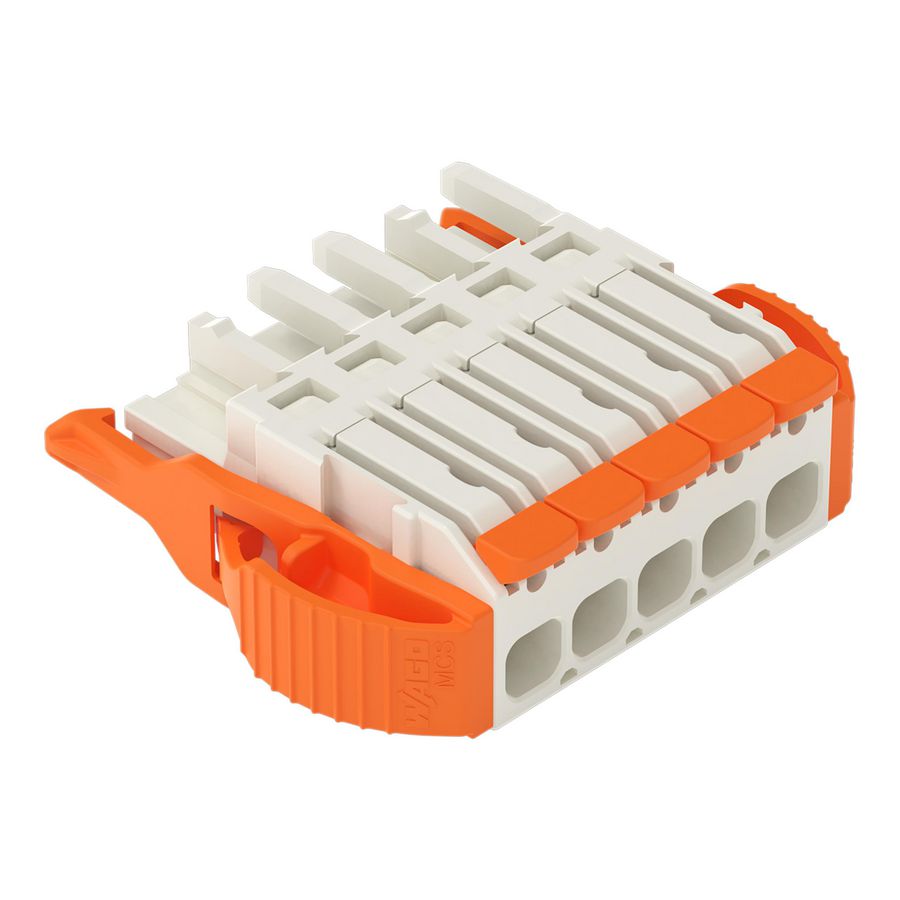 1-draads female steker Hendel Push-in CAGE CLAMP li VVE=50