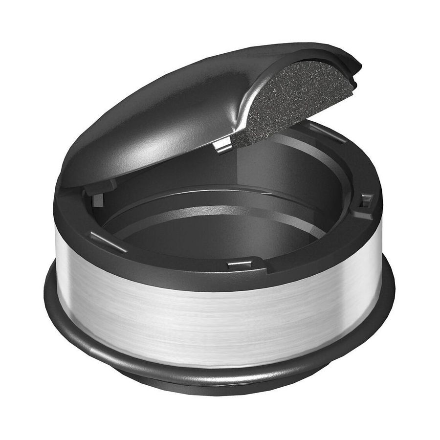 Beschermkap met metalen ring polyamid zwart 9011