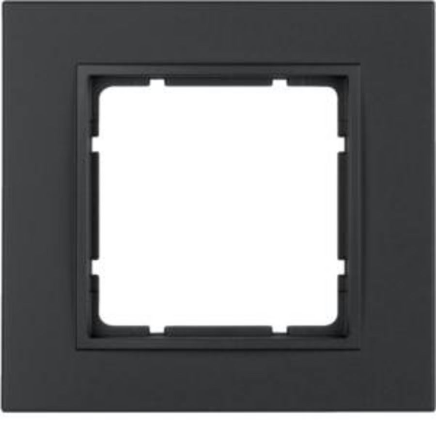 Afdekraam 1-v berker B.7 antraciet mat