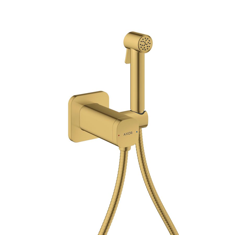 Handdouche AXOR Bidette Showers 1 straalsoort douchesl. 125cm Polished Gold-Optic