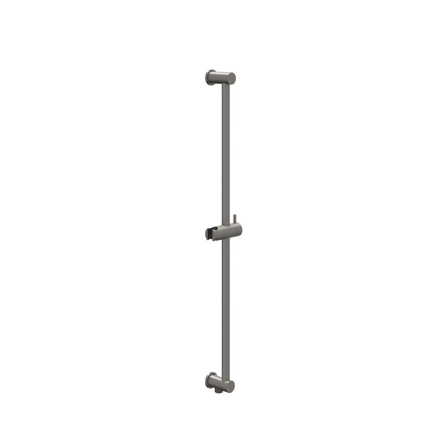 Glijstang 80cm geïntegreerde wateruitlaat geborsteld metal black PVD