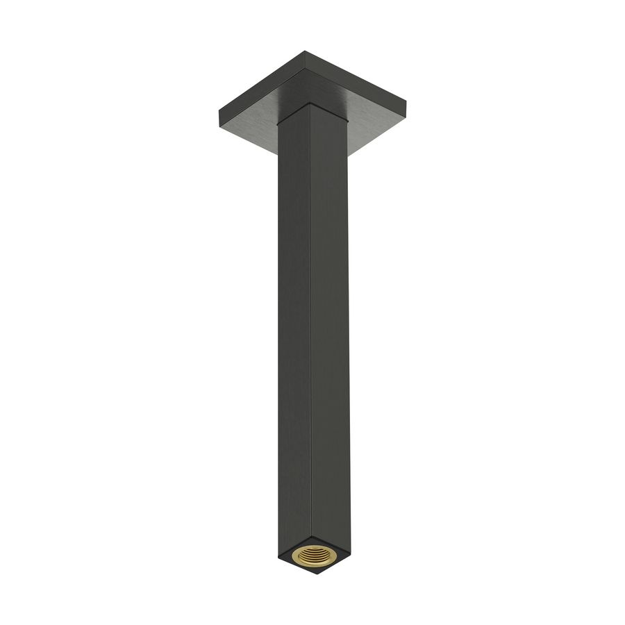 Plafondaansluiting E 30cm Brushed Black Chrome