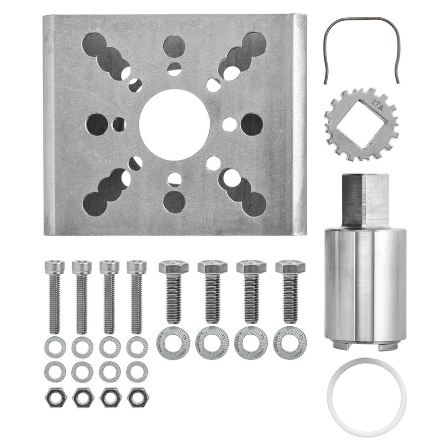 Retrofit adapterset voor PR-aandr. vierkant 45gr. SW 1 ZPR06