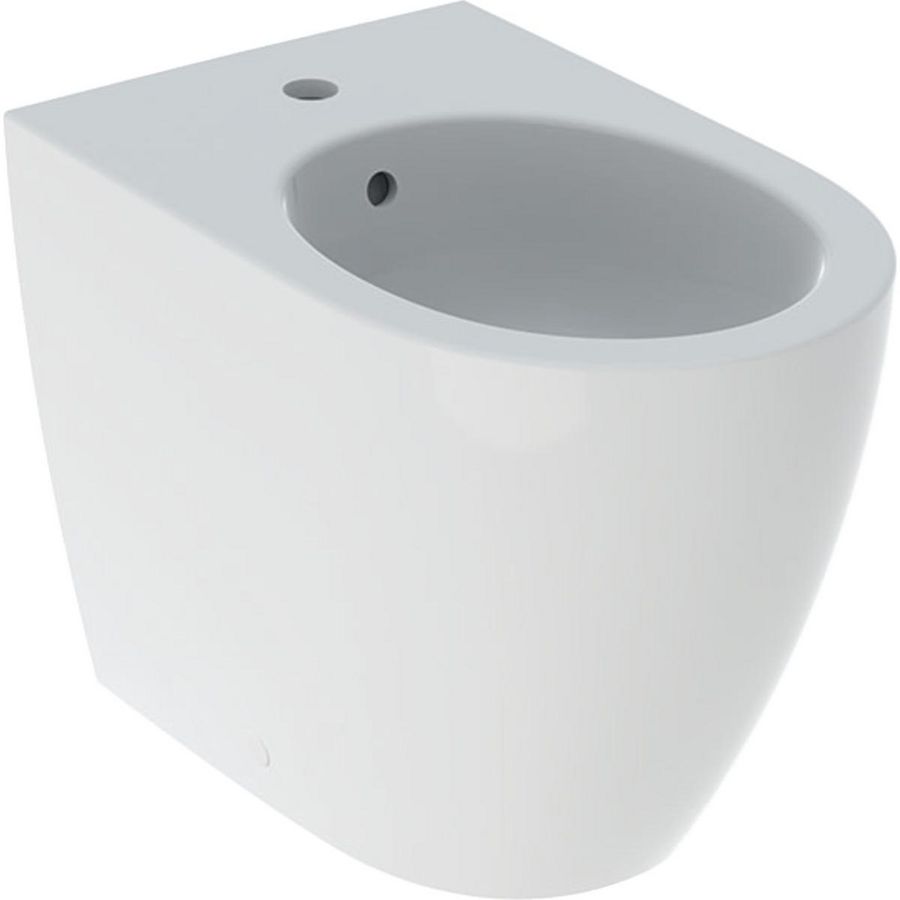 iCon staand bidet Back-To-Wall gesloten vorm 41cm met overloop Keratect