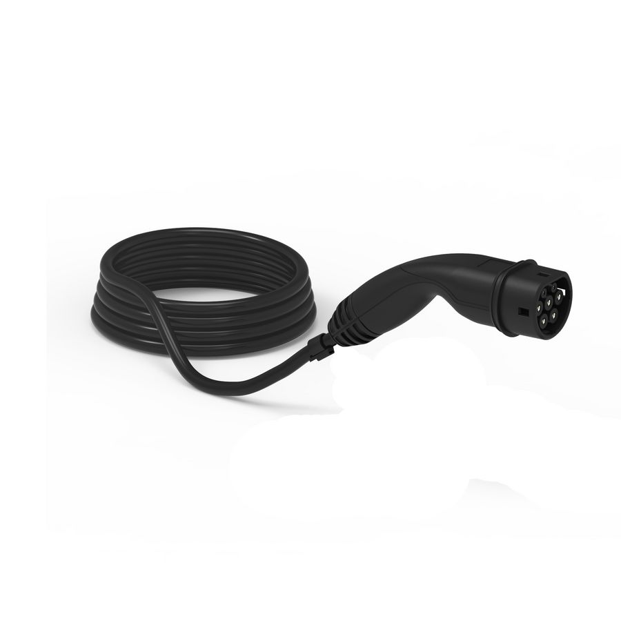 Accessoire 32A 3-Fase T2 10M kabel voor Alfen laders/l zwart
