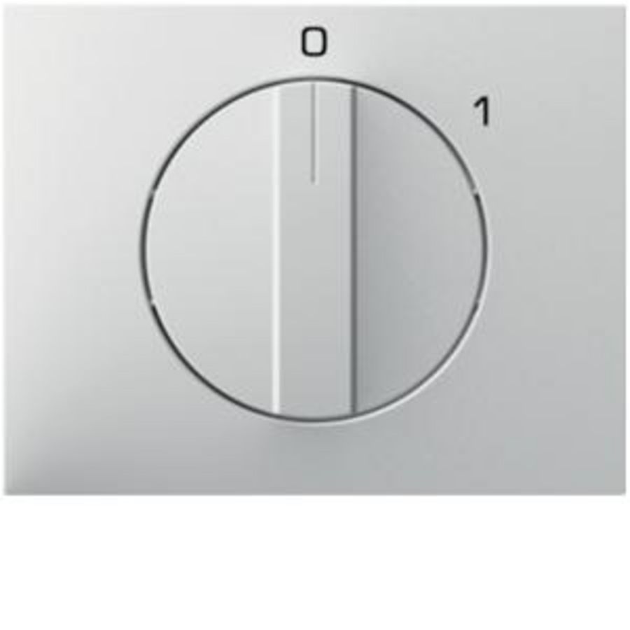 Afdek. v draaischakelaar berker K.1/K.5 polarwit