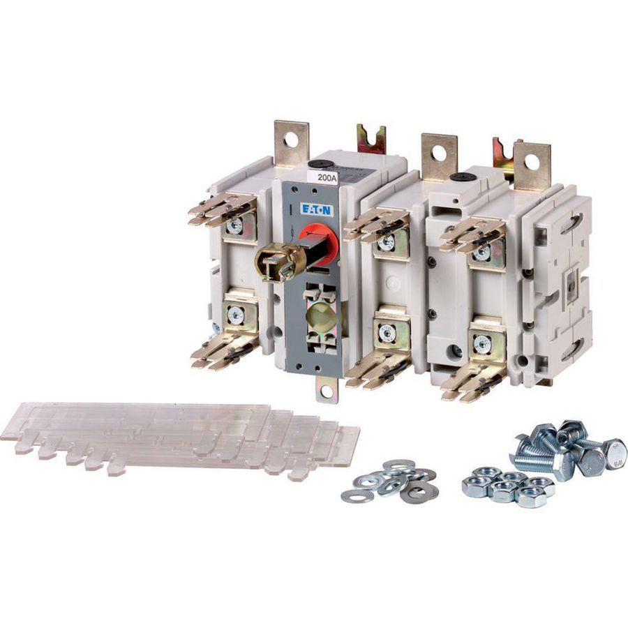 Veiligheidslastscheider 3-polig 200A tussenbouw NH1/NH2 QSA