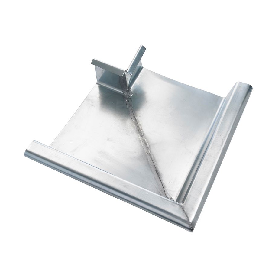 Zinken HWA buitenhoekstuk 240x240x0,8mm B30