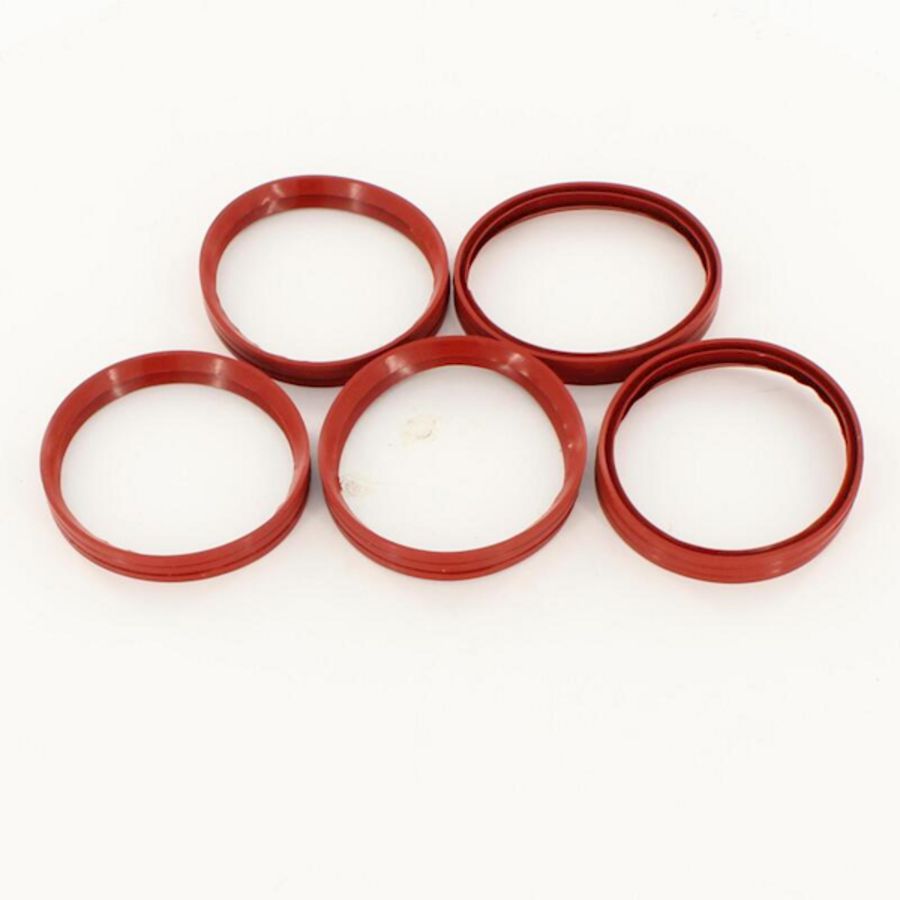 set a 5st. Siliconenring 80 RK Gasafvoer