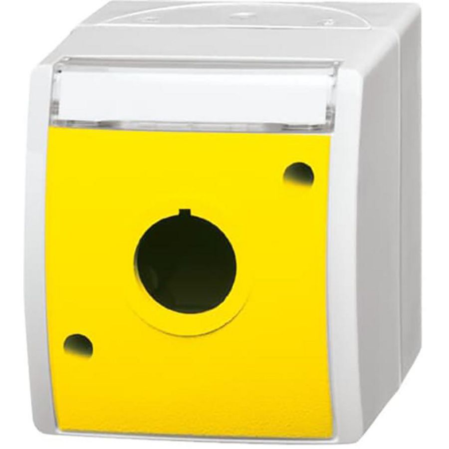 Leeg huis gat 22.5 mm IP44 geel o-alpin (2533 WN-15-54)