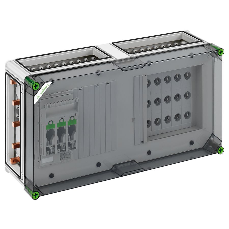 Combi-railbehuizing IP65 IK08 04640101