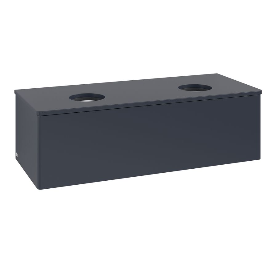 Wastafelonderkast Antao 1200x360x500mm Mid.Blue Matt Lacquer K35010HG
