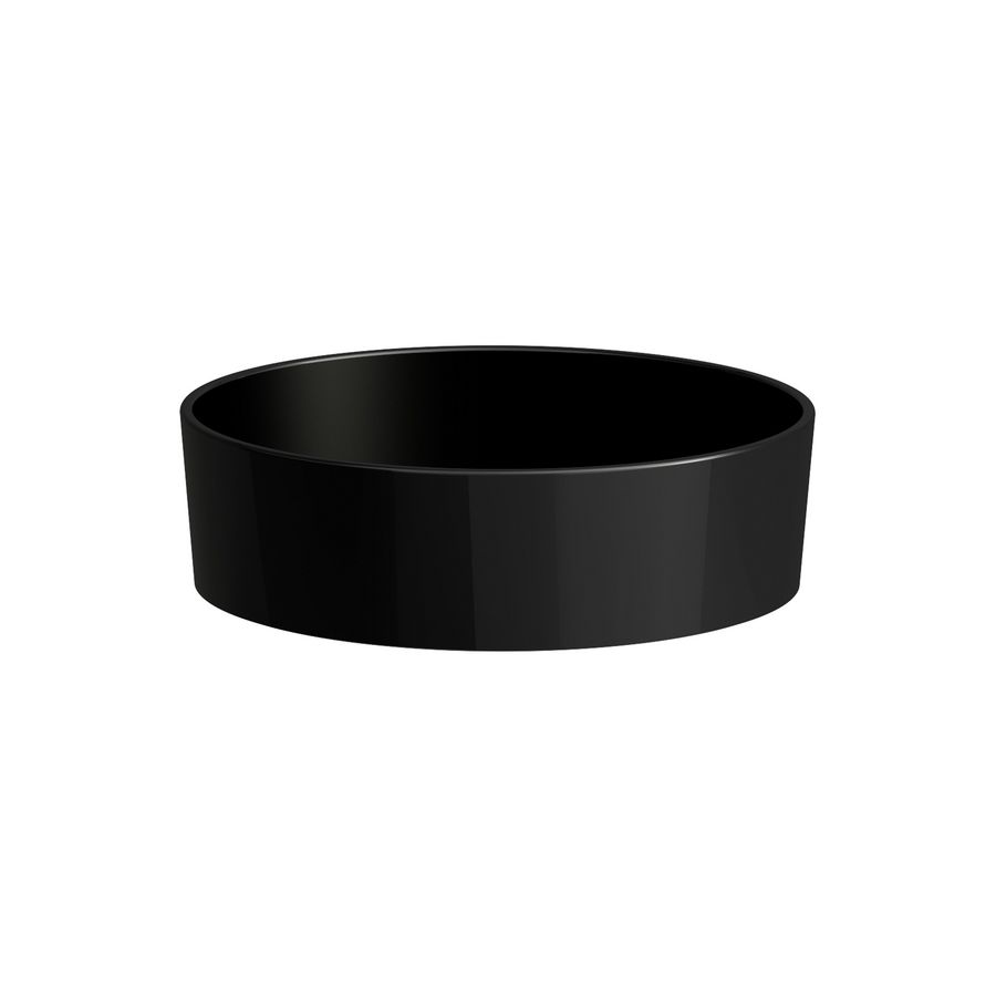 Waskom sAPhirkeramik 420 zonder kraangat glossy black