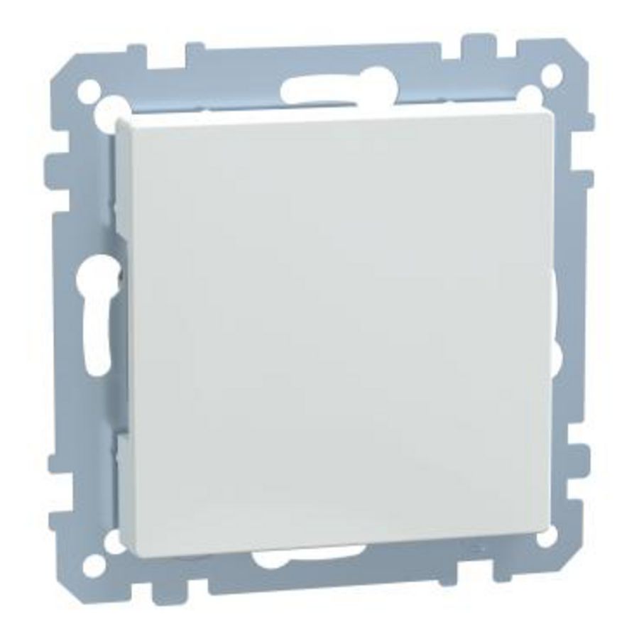 Blindplaat Actief wit Systeem M