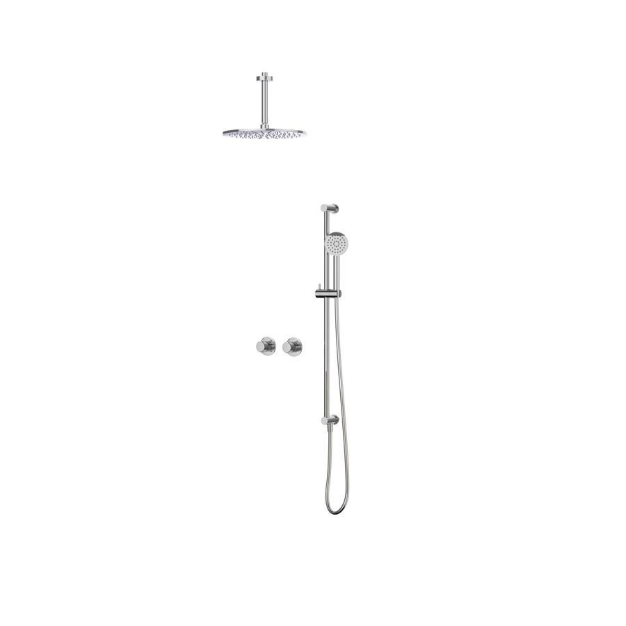 Afbouwdeel regendouche IVY combiset Nexus 3 inbouwthermostaat chroom CSN3EXCRCFBB excl. inbouwbox