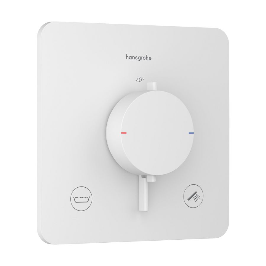 Inbouwthermostaat 2F+zekerheid. EN1717 Ecostat Comfort Q mat wit