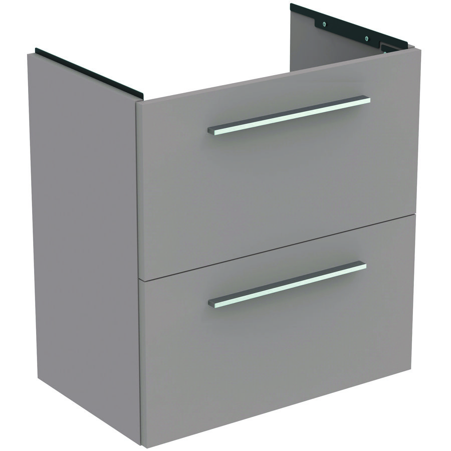 Wastafelmeubel I.LIFE-S 60cm 2x la mat lichtgrijs